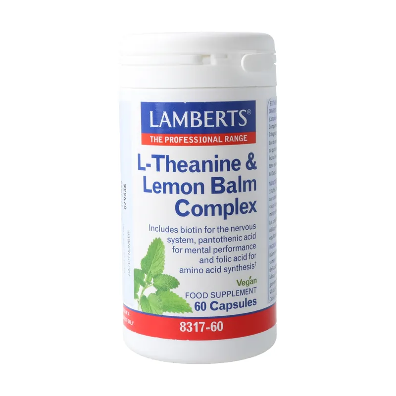Time-Limited Theanine and Melissa Complex 60 tablets Lamberts
