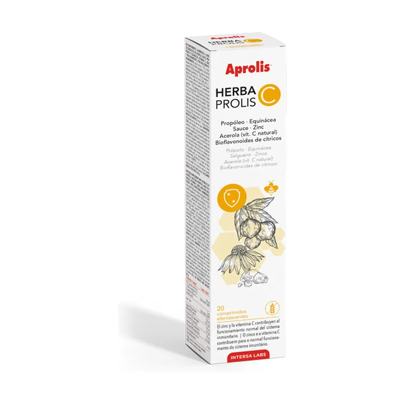 Aprolis Herbaprolis C 20 effervescent tablets Intersa Fresh Stock