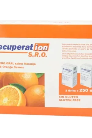 Recuperat-Ion Oral Serum SRO (Orange Flavor) 2 units of 250ml Recuperat-Ion Fresh Stock