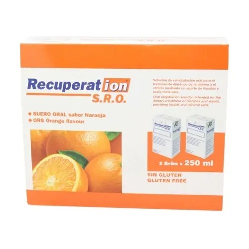 Recuperat-Ion Oral Serum SRO (Orange Flavor) 2 units of 250ml Recuperat-Ion Fresh Stock