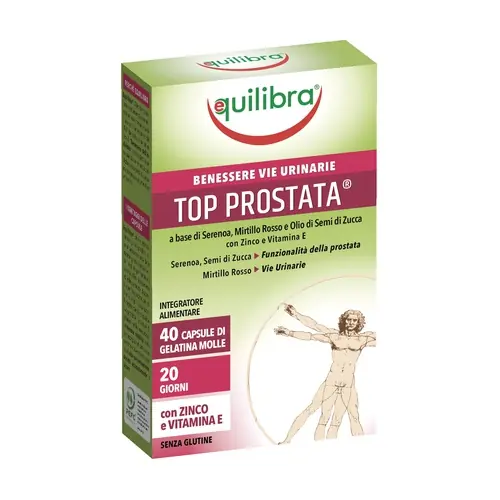 Top Prostata 40 softgels Equilibra Authentic