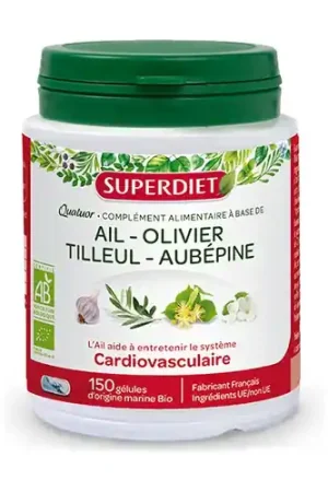 Quartet Garlic, olive, linden, hawthorn 150 softgels Superdiet Order Now