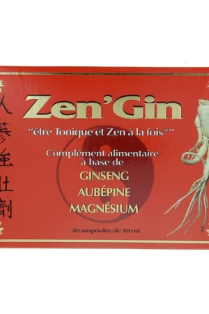 Zen Gin 20 ampoules of 10ml Physio-Concept Brand New
