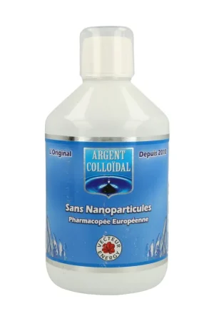 Colloidal Silver Solution 20 ppm 500 ml Vecteur Energy Affordable