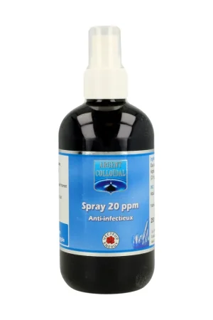 Colloidal Silver Solution 20 ppm 250 ml Vecteur Energy Exclusive Offer