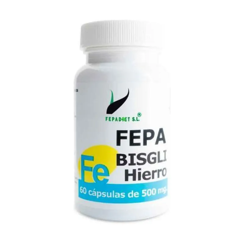 Bisglihierro 60 capsules of 500mg Fepa Reduced Price