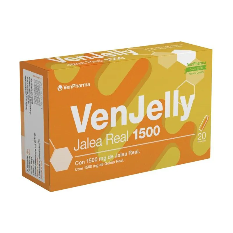 Venjelly 1500 Royal Jelly 20 ampoules Venpharma Shop Now