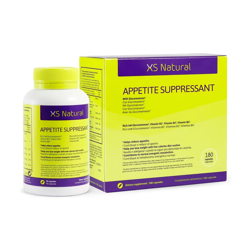 Order Now XS Natural Appetite Suppressant 180 capsules 500Cosmetics