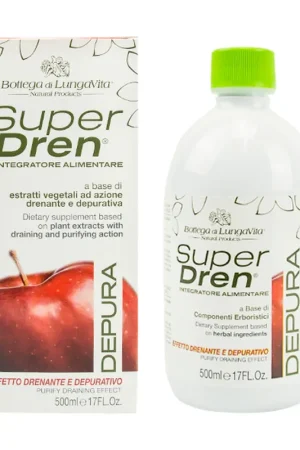 Top Rated Detox Syrup with Apple 500 ml Bottega di Lungavita