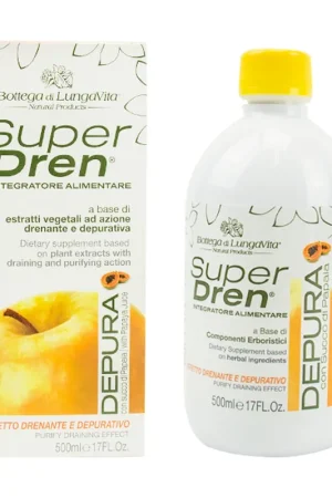 Professional Grade Detox Syrup with Papaya 500 ml Bottega di Lungavita