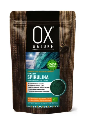 Hawaiian Spirulina Powder 100% Natural 70 g Ox Nature Exclusive Offer
