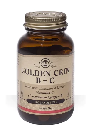 Professional Grade Golden crin B + C 100 tablets Solgar