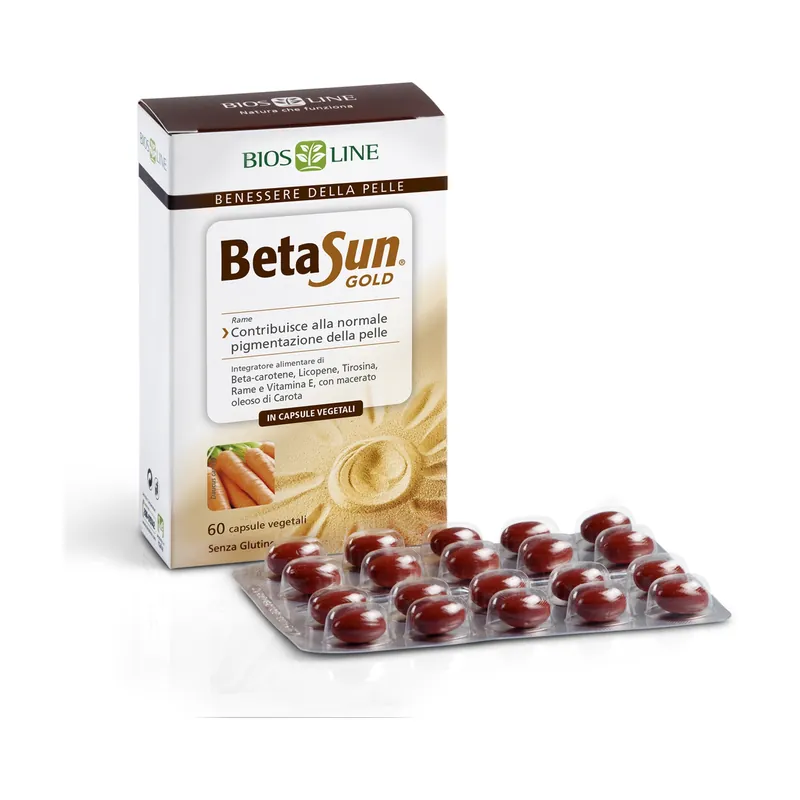 BetaSun Gold 60 vegetable capsules BiosLine Best Price