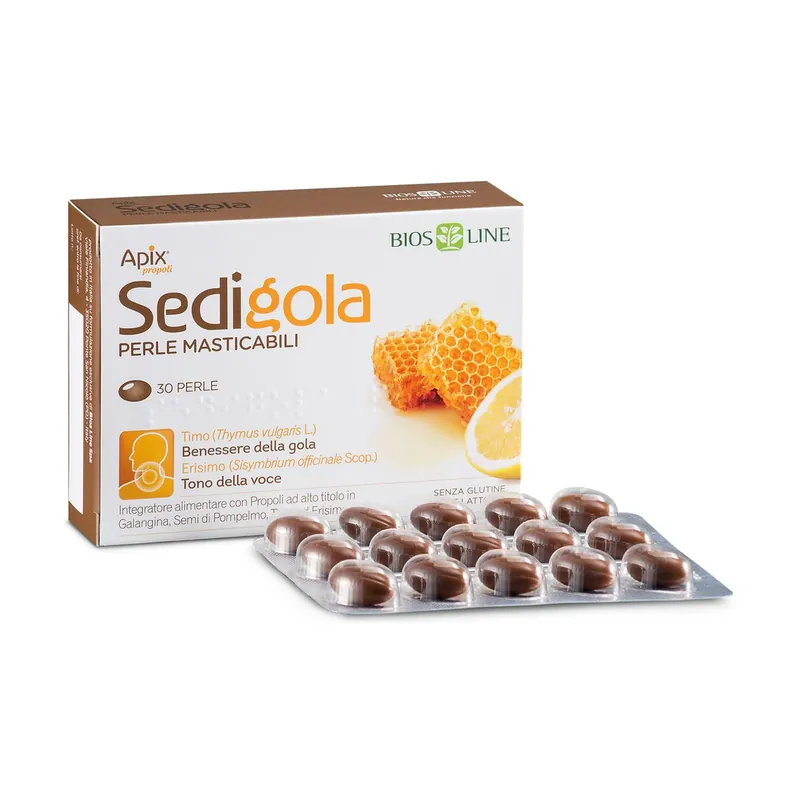 Professional Grade Apix Propoli Sedigola 30 softgels BiosLine