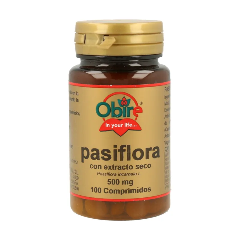 Passiflora (Dry Ext) 100 tablets of 500mg Obire Limited Offer