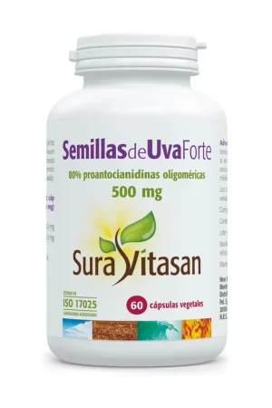 Trusted Brand Grape Seed (with Cranberry Extract) 60 vegetable capsules Sura Vitasan