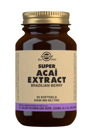 Brazilian Super Açaí Berry Extract 50 capsules Solgar Direct From Factory
