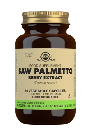 Buy Direct Sabal Berry (Palmetto) 60 vegetable capsules Solgar
