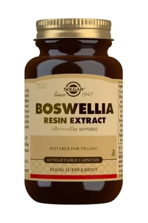 Boswellia Resin Extract 60 vegetable capsules Solgar Super Sale