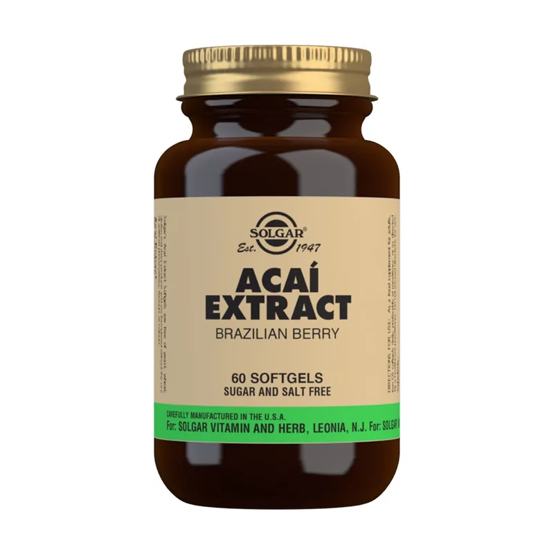 Brazilian Açaí Berry Extract 60 capsules Solgar Budget