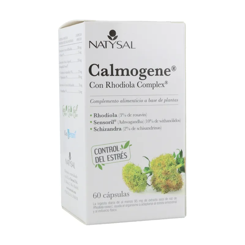 Calmogene with Rhodiola Complex 60 capsules Natysal Buy Today
