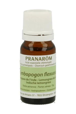 Time-Limited Lemongrass essential oil from India 10 ml of essential oil Pranarom