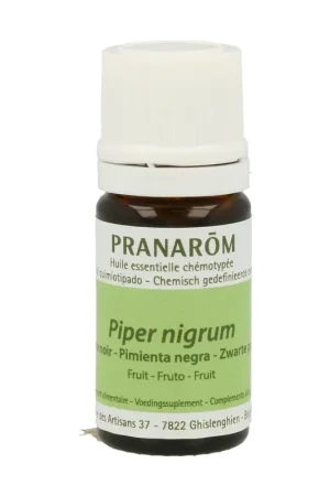 Black Pepper Essential Oil 5 ml of essential oil Pranarom Fresh Stock