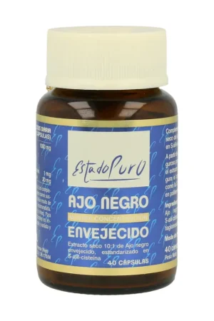 Aged Black Garlic 40 vegetable capsules of 650mg Estado Puro Buy Direct