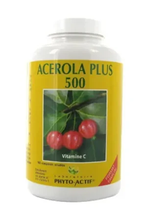 Acerola + 500 Family Pot 100 tablets Phyto actif Fan Favorite