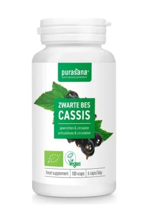 Special Offer Cassis muscles and joints 120 capsules of 396mg Purasana