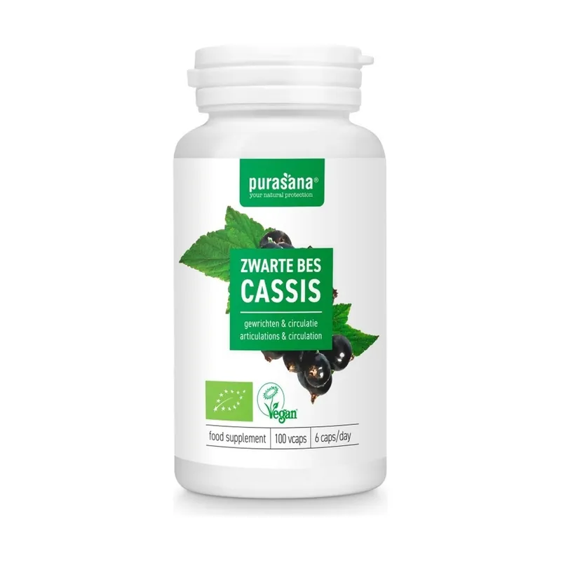 Special Offer Cassis muscles and joints 120 capsules of 396mg Purasana