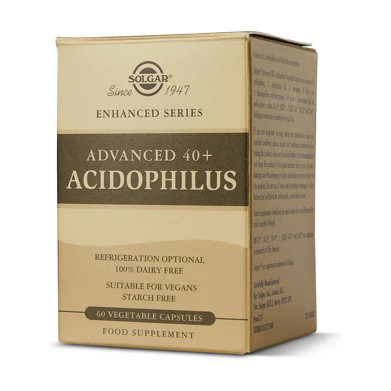 Top Pick Acidophilus advanced 40+ vegan probiotic 60 vegetable capsules Solgar