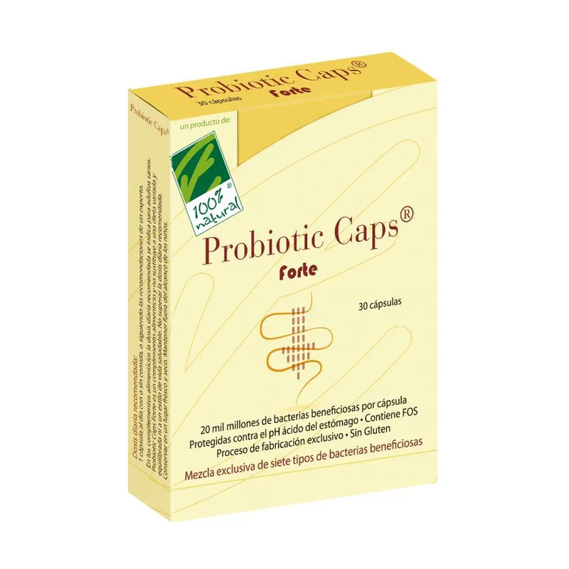 Probiotic forte Cien por Cien Natural 30 capsules One Day Deal