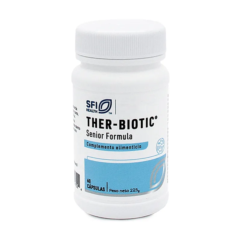 New Release Ther-Biotic Senior Formula 60 capsules SFI Health/Klaire Labs