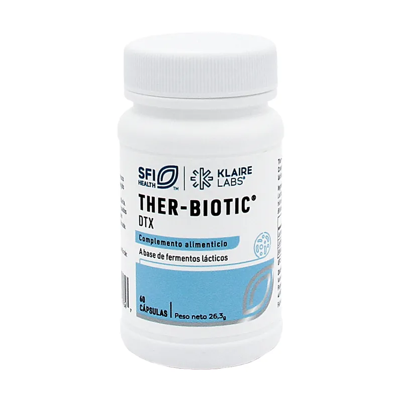 Next Day Delivery Ther-Biotic detox from Klaire Labs 60 capsules.