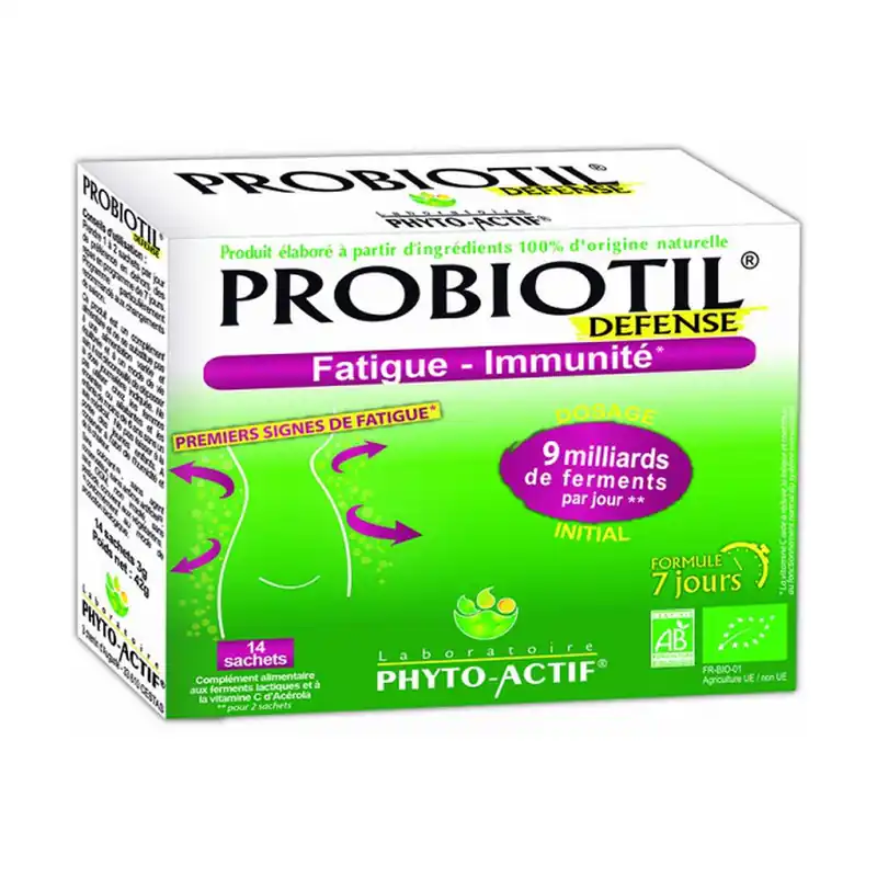Certified Pyto-actif Probiotil Defense Bio 14 packets Phyto actif