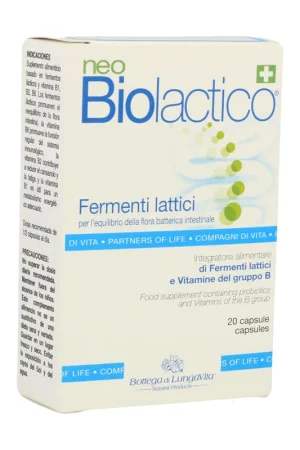 NeobioLactic 20 units Bottega di Lungavita Genuine