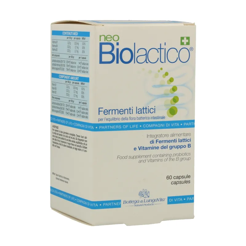 Buy Direct NeobioLactico 60 capsules Bottega di Lungavita
