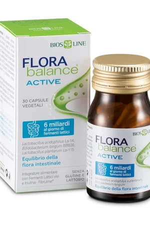 Flora Balance Active 30 vegetable capsules BiosLine Top Pick