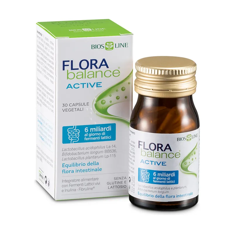 Flora Balance Active 30 vegetable capsules BiosLine Top Pick