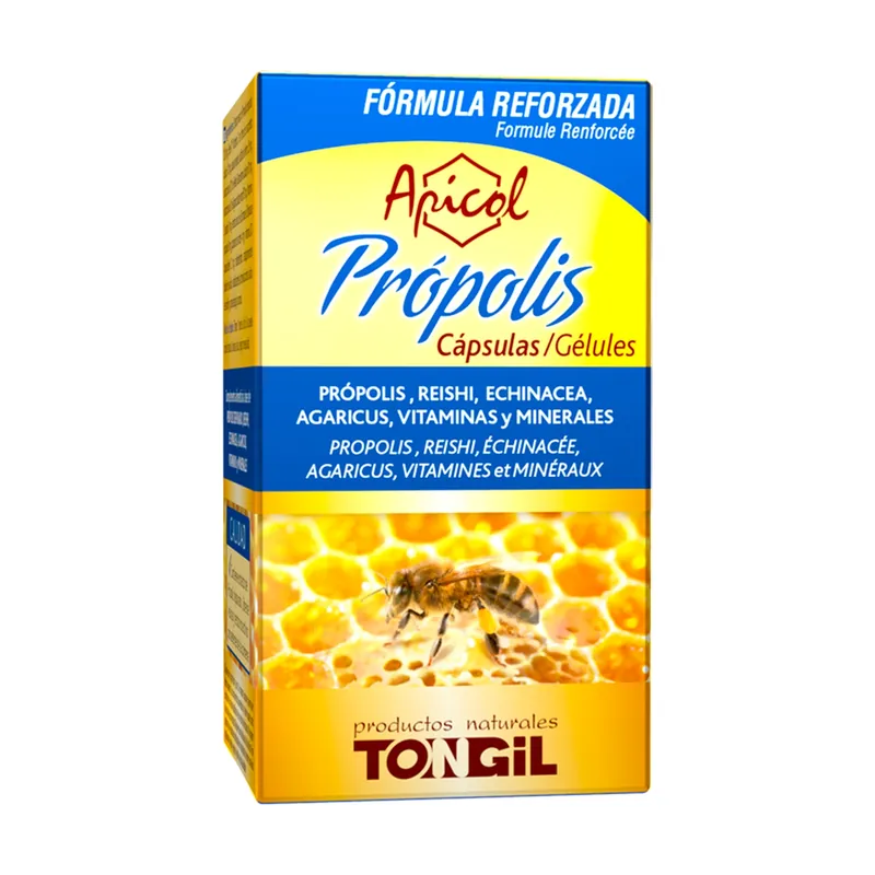 New Arrival Apicol propolis 40 vegetable capsules of 525mg Tongil