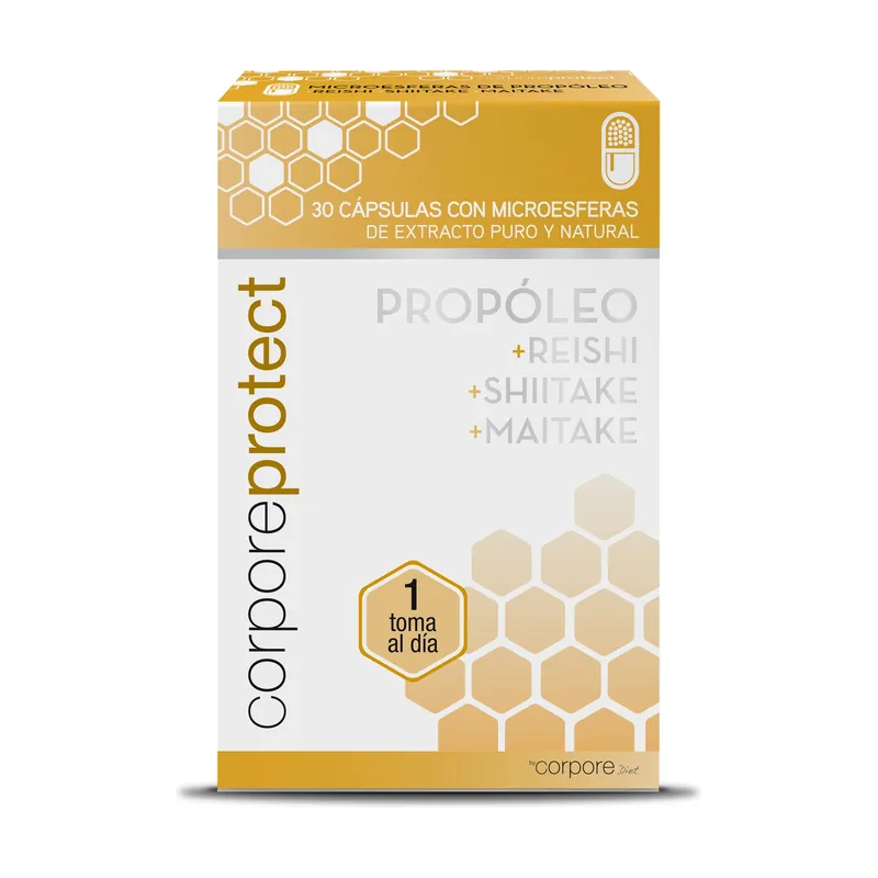 Propolis Microspheres 30 capsules of 478mg Corpore Protect Shop Now