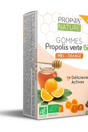 Price Drop Organic honey / orange propolis gums 45 g Propos Nature