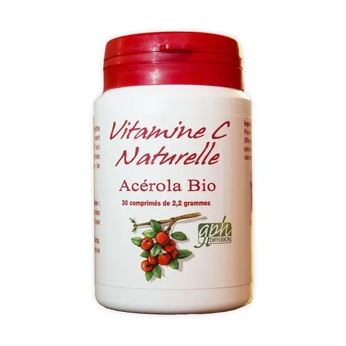 Acerola 1000 organic 30 tablets GPH Diffusion Free Returns