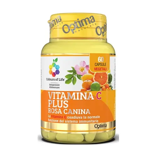 New Release Vitamin C Plus with rosehip 60 capsules of 724mg Colours of life