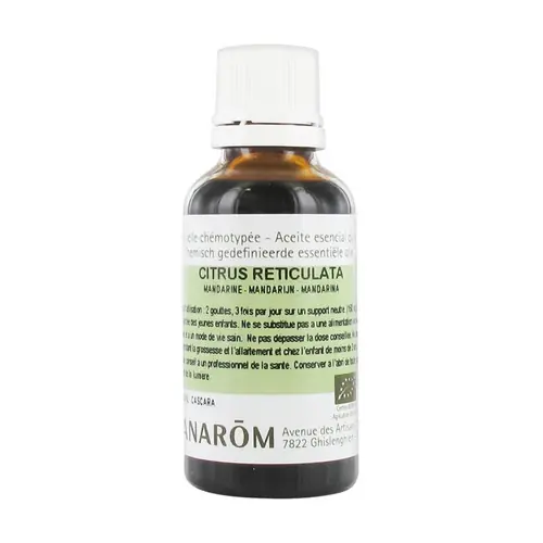 Super Sale Mandarin tree chemotyped essential oil - organic zest 30 ml of essential oil Pranarom
