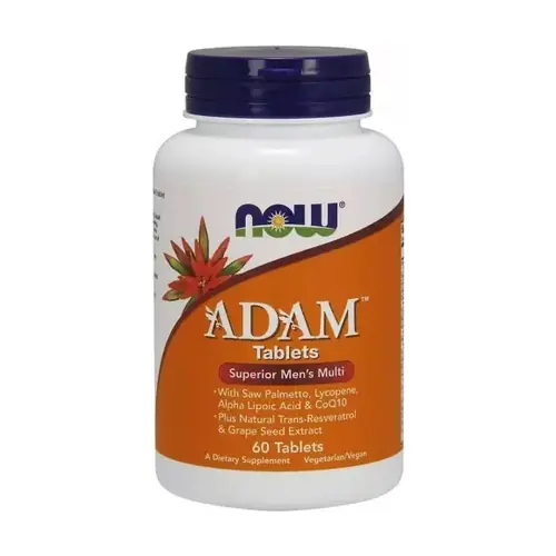 Secure Checkout ADAM Multi-Vitamin for Men 60 tablets NOW Foods