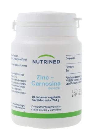 Trending Zinc-Carnosina 60 vegetable capsules Nutrined