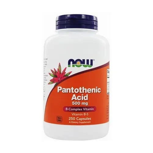 Low Price Pantothenic Acid 500 mg 250 capsules NOW Foods