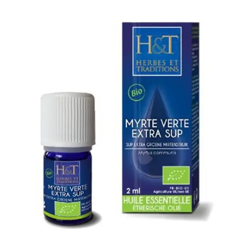 Essential Oil Green Myrtle Extra Sup (Myrthus Communis) 2 ml of essential oil Herbes & Traditions Save Now